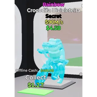 Fortnite Steal the Brainrot - Rainbow Crocodila Bicicleteira
