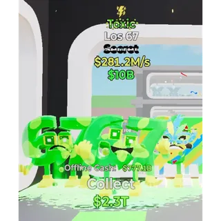Fortnite Steal the Brainrot - Toxic Los 67