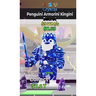 Fortnite Steal the Brainrot - Crystal Penguini Armorini Kingini