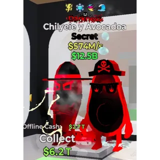 Fortnite Steal the Brainrot - Darkness Chilyeie y Avocadoa 4 traits