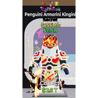 Fortnite Steal the Brainrot - Carnival Penguini Armorini Kingini