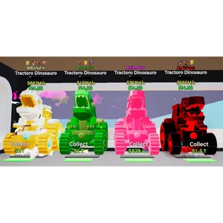 Fortnite Steal the Brainrot - x4 Tractoro Dinosauro Bundle