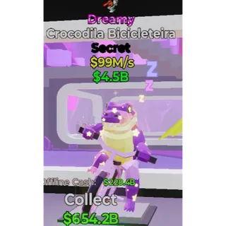 Fortnite Steal the Brainrot - Dreamy Crocodila Bicicleteira