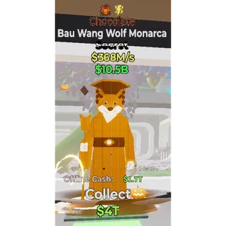 Fortnite Steal the Brainrot - Chocolate Bau Wang Wolf Monarca 368M/s