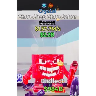 Fortnite Steal the Brainrot - Crystal Chop Chop Sahur