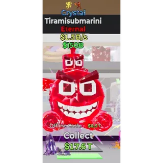 Fortnite Steal the Brainrot - Crystal Tiramisubmarini