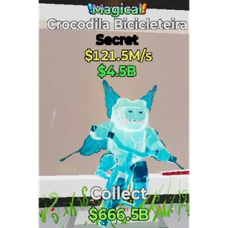 Fortnite Steal the Brainrot - Magical Crocodila Bicicleteira