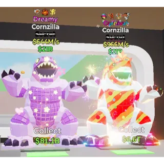 Fortnite Steal the Brainrot - Dreamy and Carnival Cornzilla