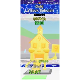 Fortnite Steal the Brainrot - Gold La Esok Sekolah