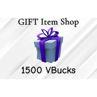 1500 VBucks - Gift