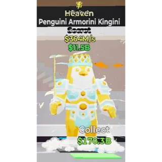 Fortnite Steal the Brainrot - Heaven Penguini Armorini Kingini