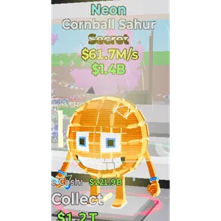 Fortnite Steal the Brainrot - Neon Cornball Sahur 