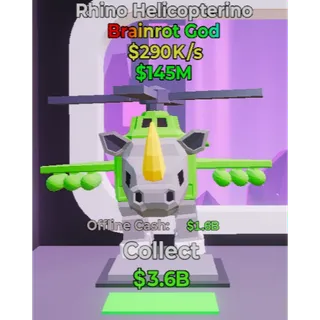 Fortnite Steal the Brainrot - Rhino Helicopterino