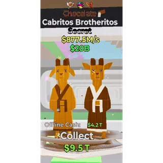 Fortnite Steal the Brainrot - Chocolate Cabritos Brotheritos 877M/s