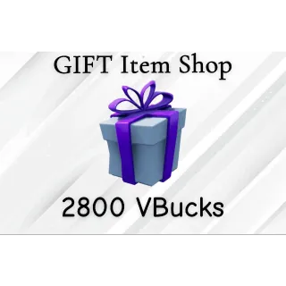 2800 VBucks - Gift