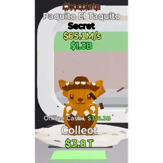 Fortnite Steal the Brainrot - Chocolate Paquito El Taquito