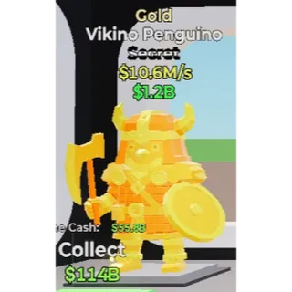 Fortnite Steal the Brainrot - Gold Vikino Penguino
