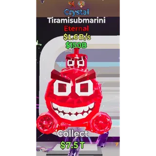 Fortnite Steal the Brainrot - Crystal Tiramisubmarini 1.6B/s