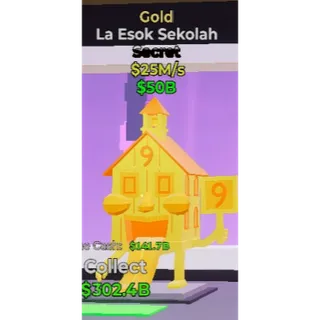 Fortnite Steal the Brainrot - Gold La Esok Sekolah