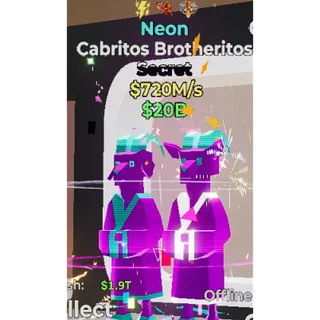 Fortnite Steal the Brainrot - Neon Cabritos Brotheritos