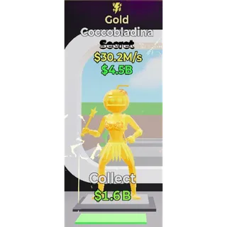 Fortnite Steal the Brainrot - Gold Coccobladina