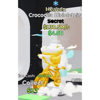 Fortnite Steal the Brainrot - Heaven Crocodila Bicicleteira