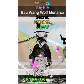 Fortnite Steal the Brainrot - Gothic Bau Wang Wolf Monarca