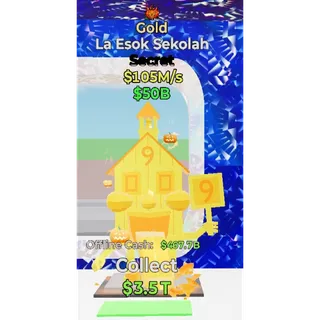 Fortnite Steal the Brainrot - Gold La Esok Sekolah