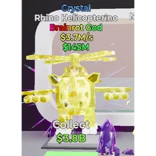 Fortnite Steal the Brainrot - Crystal Rhino Helicopterino