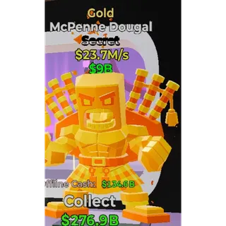 Fortnite Steal the Brainrot - Gold McPenne Dougal