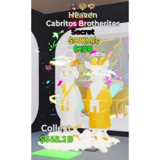 Fortnite Steal The Brainrot Heaven Cabritos Brotheritos 3 traits 900M/s