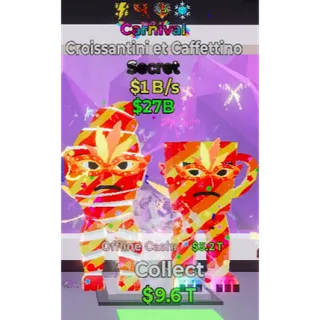 Fortnite Steal the Brainrot - Carnival Croissantini Et Caffettino 