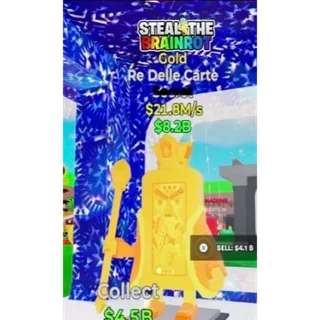 Fortnite Steal the Brainrot - Gold Re Delle Carte