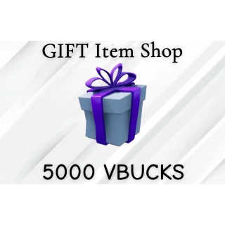 5000 VBucks - Gift