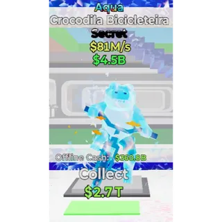 Fortnite Steal the Brainrot - Aqua Crocodila Bicicleteira