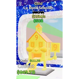 Fortnite Steal the Brainrot - Gold La Esok Sekolah