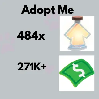 271k+ Bucks,484x age up portions   in 1 account