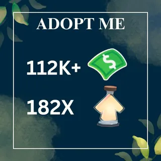 112K Bucks 182X Potions  
