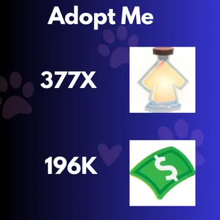 196K+ bucks and 377X portions 