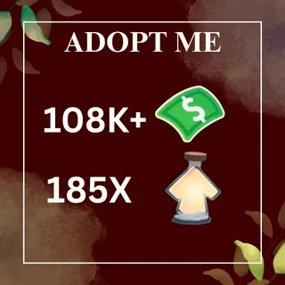 108K Bucks 185X Potions  