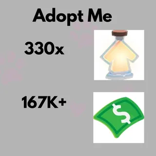 167k+ bucks and 330x portions wid some pets