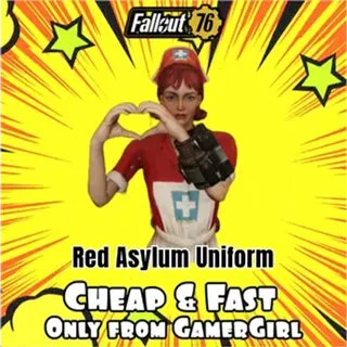 Asylum Red Workers Dress - PC