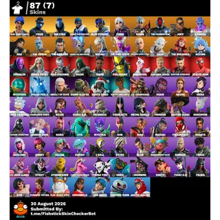 🎮 [PC/XBOX/PSN] 🔥 LEVEL 1998 | 87 SKINS | LA FONDATION + CHEF ÉQUIPE BLEUE + RÔNIN + 1000 VB | ✅ FULL ACCESS