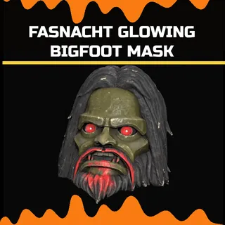 fasnacht glowing bigfoot mask