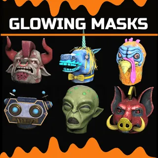 glowing masks