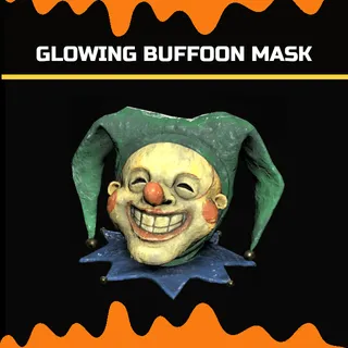 glowing buffoon mask