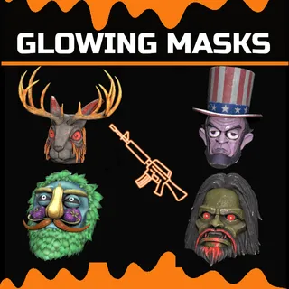 glowing masks