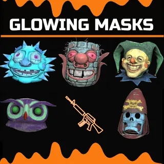 glowing masks