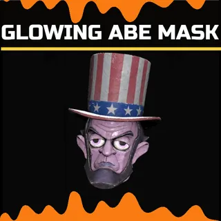 glowing abe mask