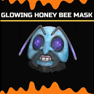 glowing honey bee mask